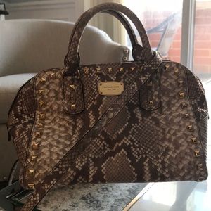 Michael Kors snakeskin crossbody
